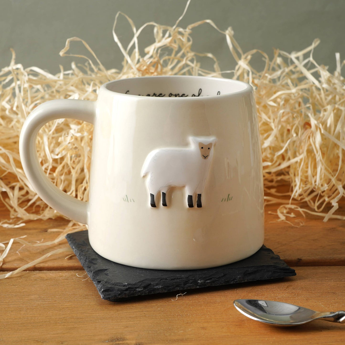 Bramble Farm Sheep Stoneware Mug In Gift Box