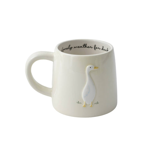 Bramble Farm Duck Stoneware Mug In Gift Box