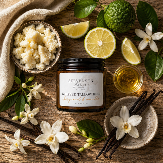Bergamot & Vanilla Whipped Tallow Balm