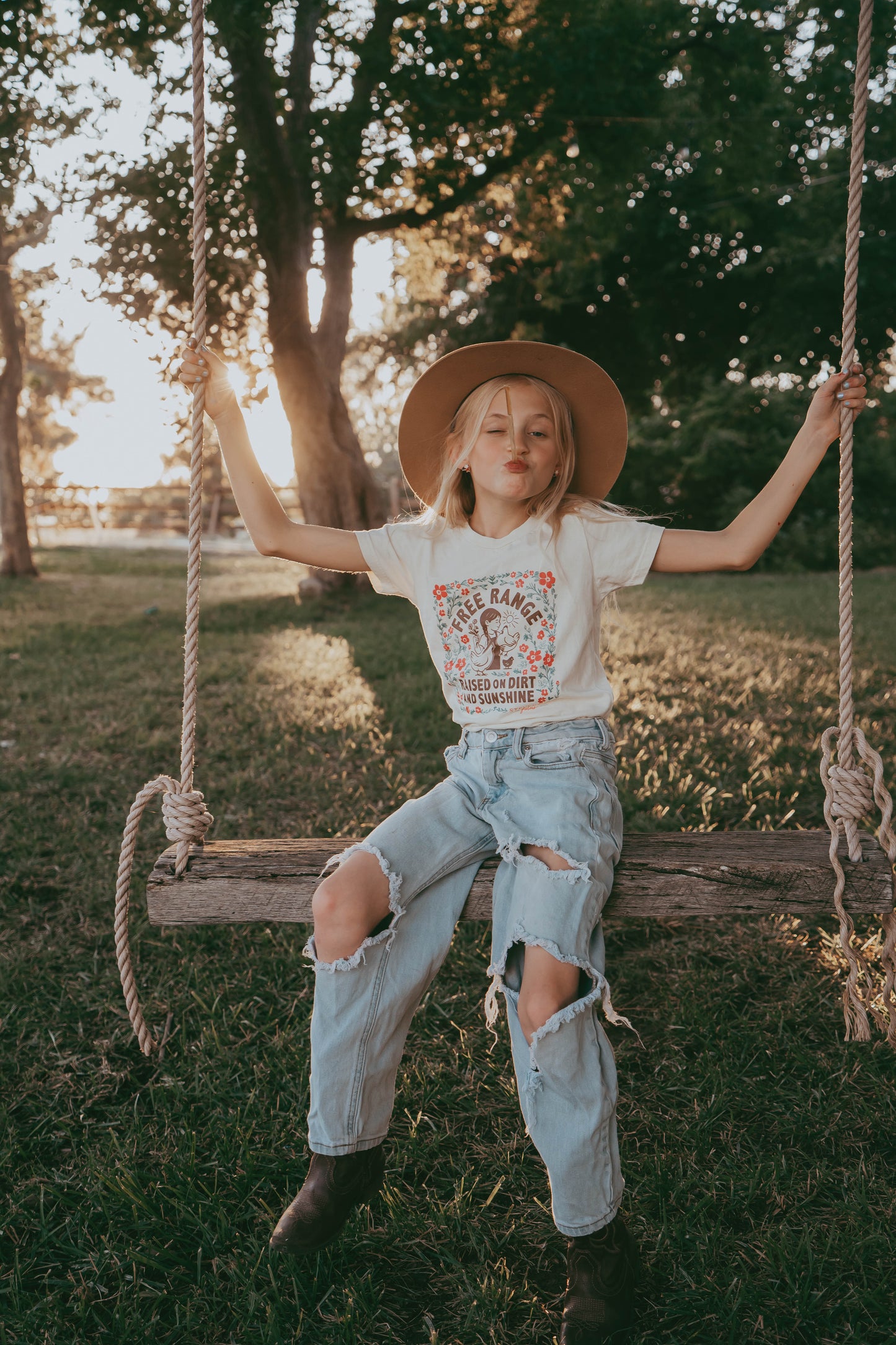 Kids Free Range Short Sleeve Shirt - GIRL