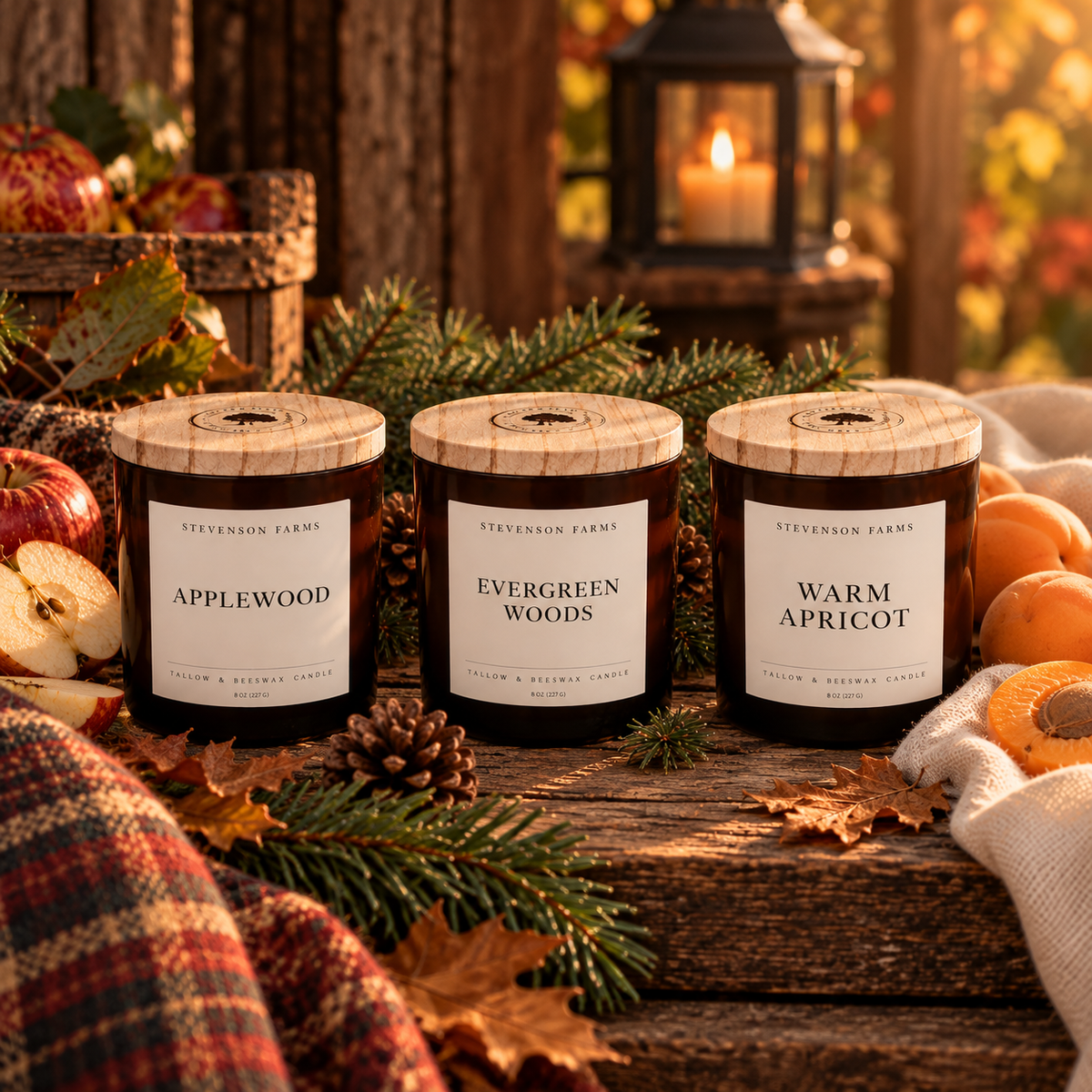 The Fall Candle Collection | Set of 3.