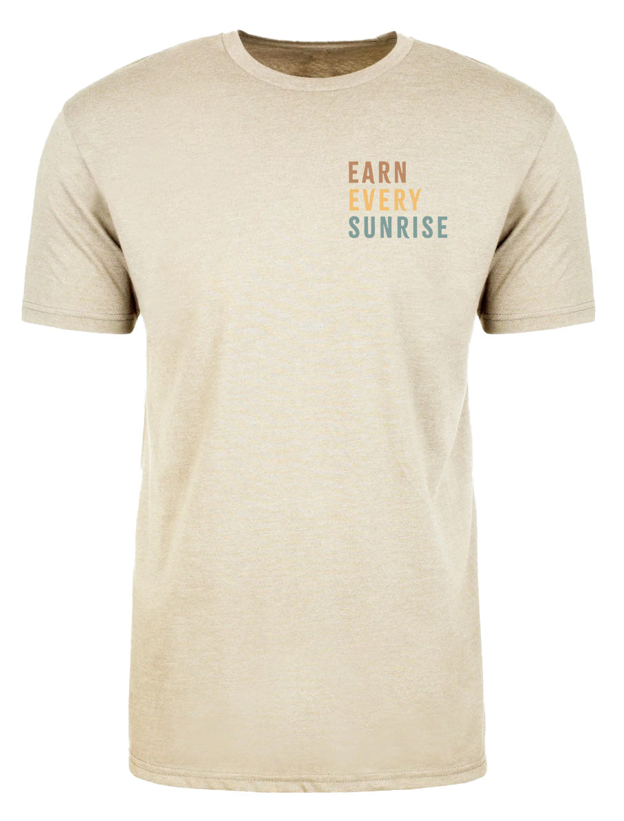 Earn Every Sunrise Four Color Short Sleeve Shirt