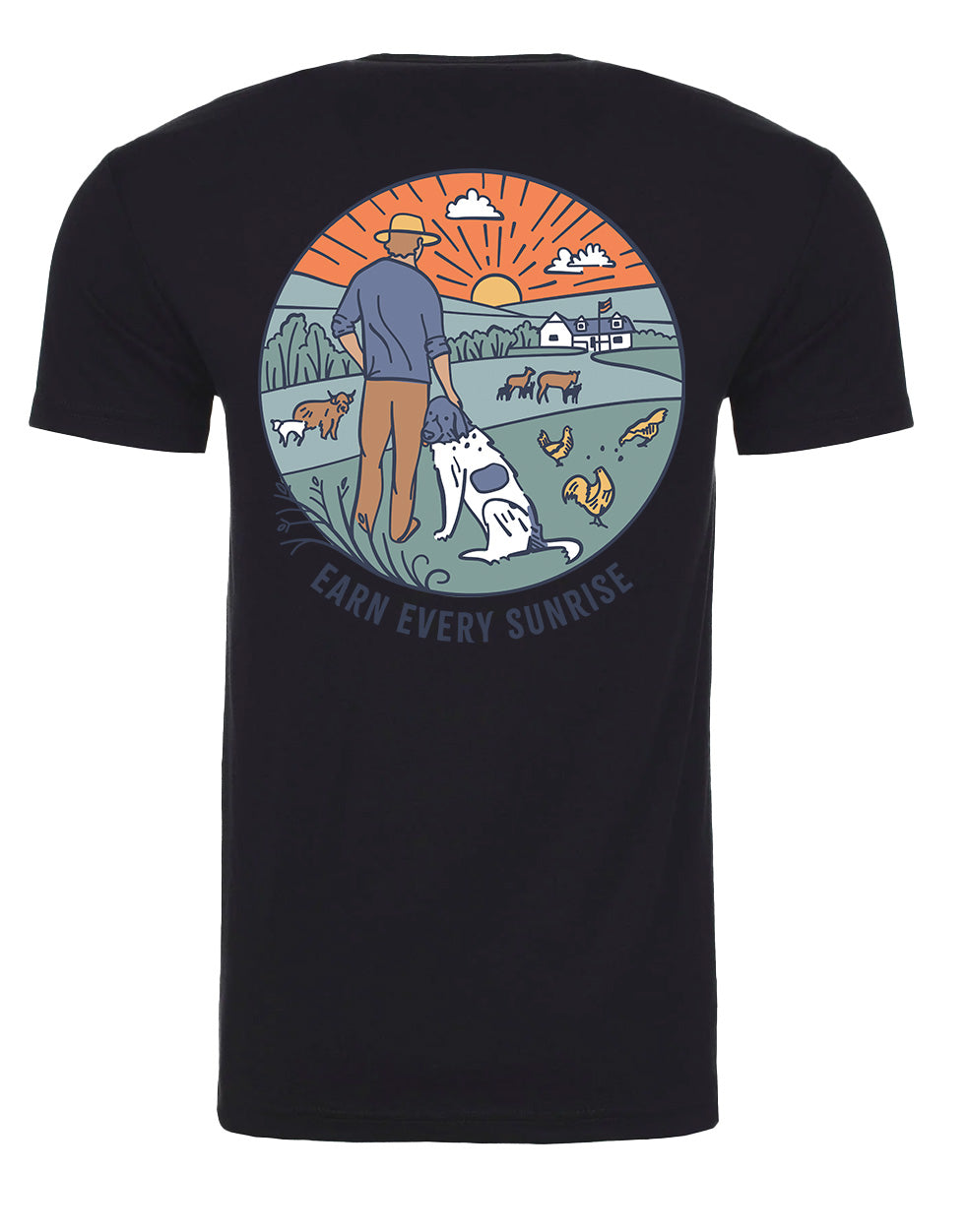 Earn Every Sunrise Full Color Short Sleeve Shirt