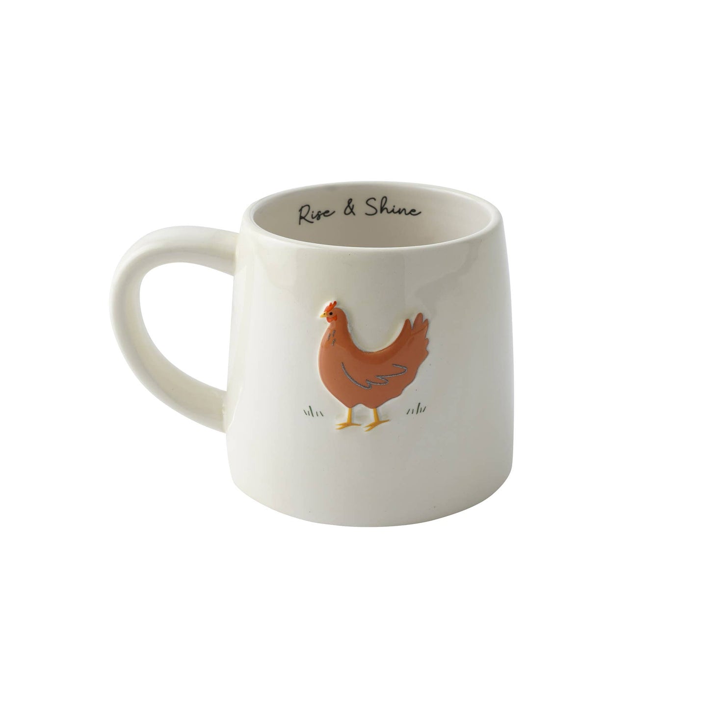 Bramble Farm Chicken Stoneware Mug In Gift Box