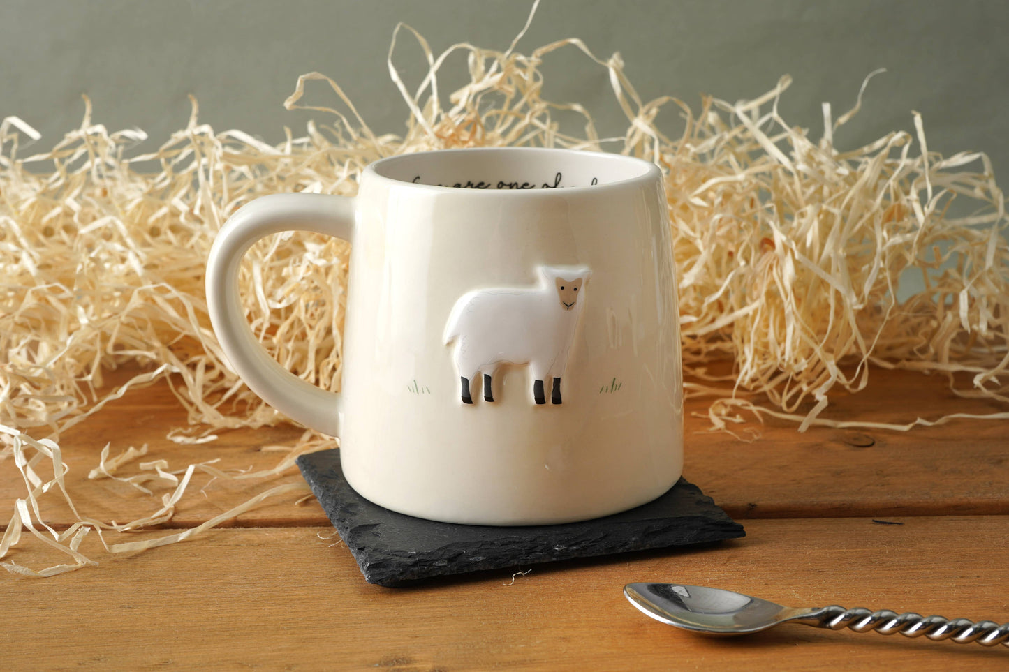 Bramble Farm Sheep Stoneware Mug In Gift Box