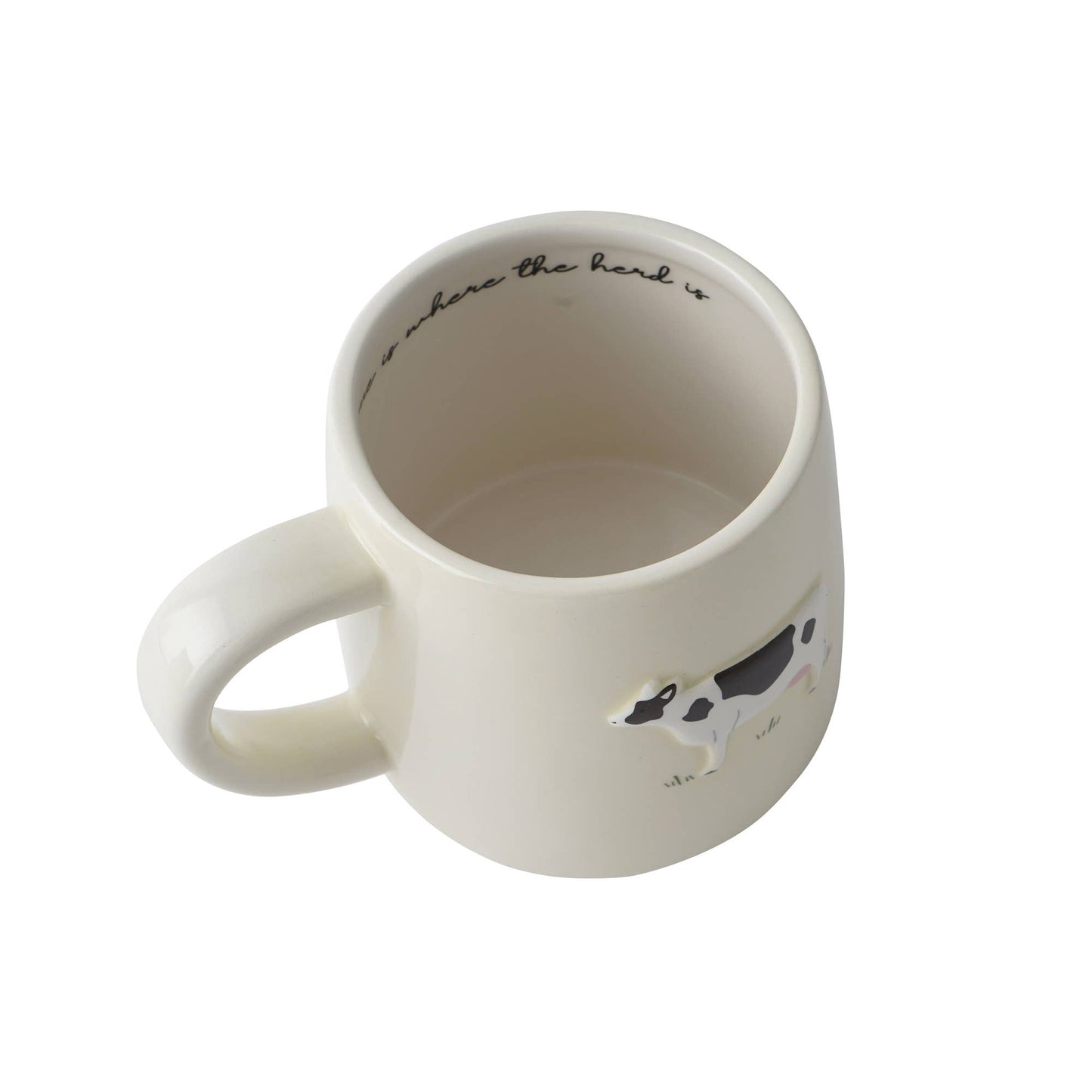 Bramble Farm Cow Stoneware Mug In Gift Box