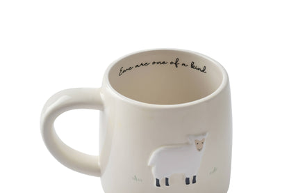 Bramble Farm Sheep Stoneware Mug In Gift Box