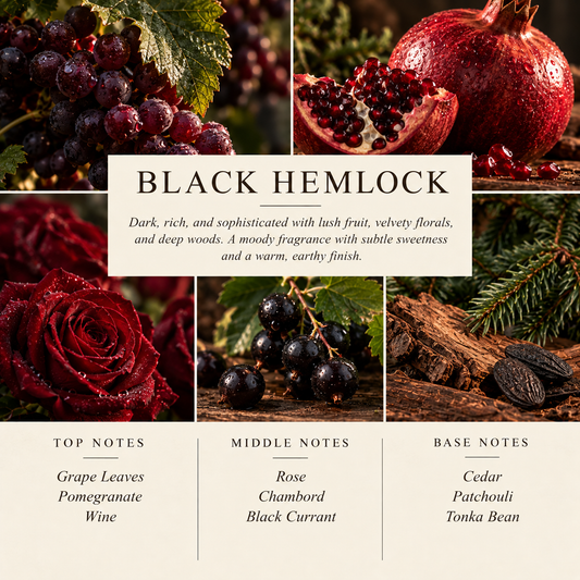 Black Hemlock | Tallow & Beeswax Candle