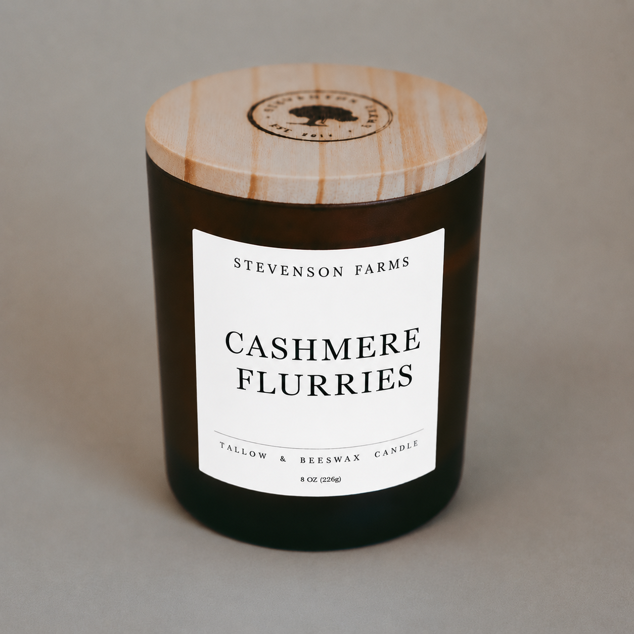 Cashmere Flurries Tallow & Beeswax Candle
