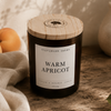Warm Apricot Tallow & Beeswax Candle
