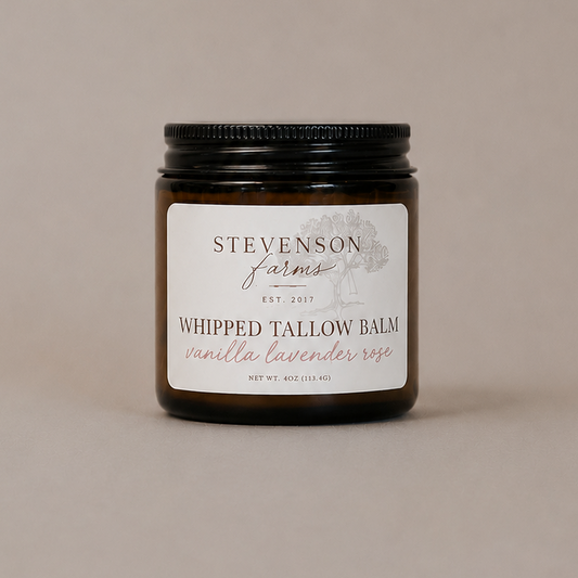 Vanilla Lavender Rose Whipped Tallow Balm