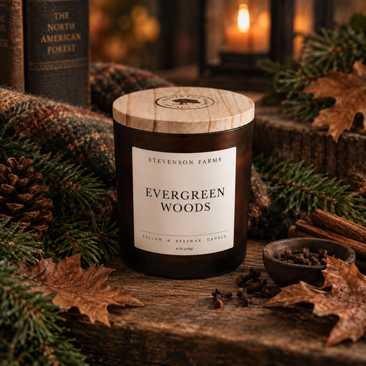 Evergreen Woods Tallow & Beeswax Candle