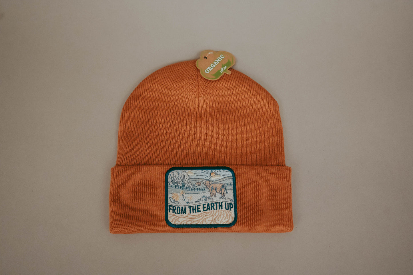 Organic Cotton Patch Beanie