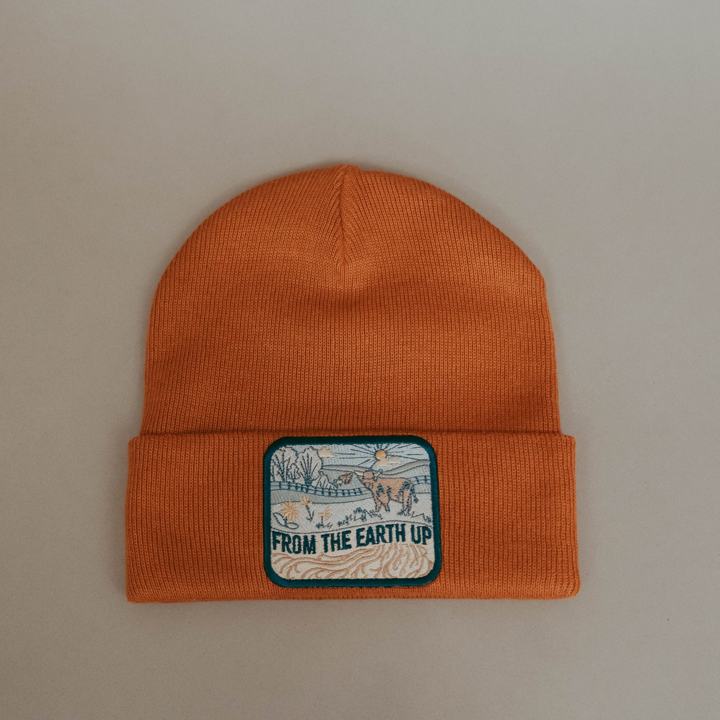 Organic Cotton Patch Beanie