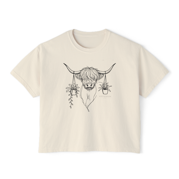 Womens Highland Plants Short Sleeve Shirt