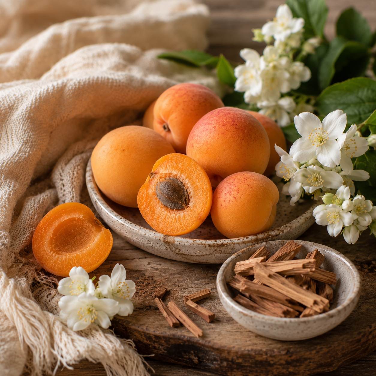 Warm Apricot Tallow & Beeswax Candle