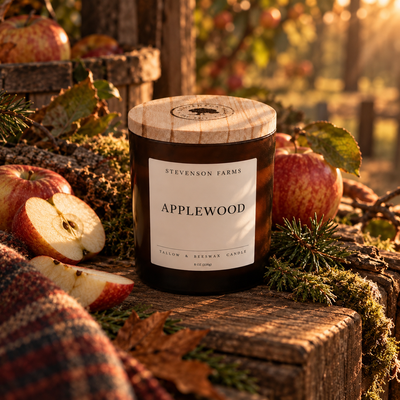 Applewood Tallow & Beeswax Candle