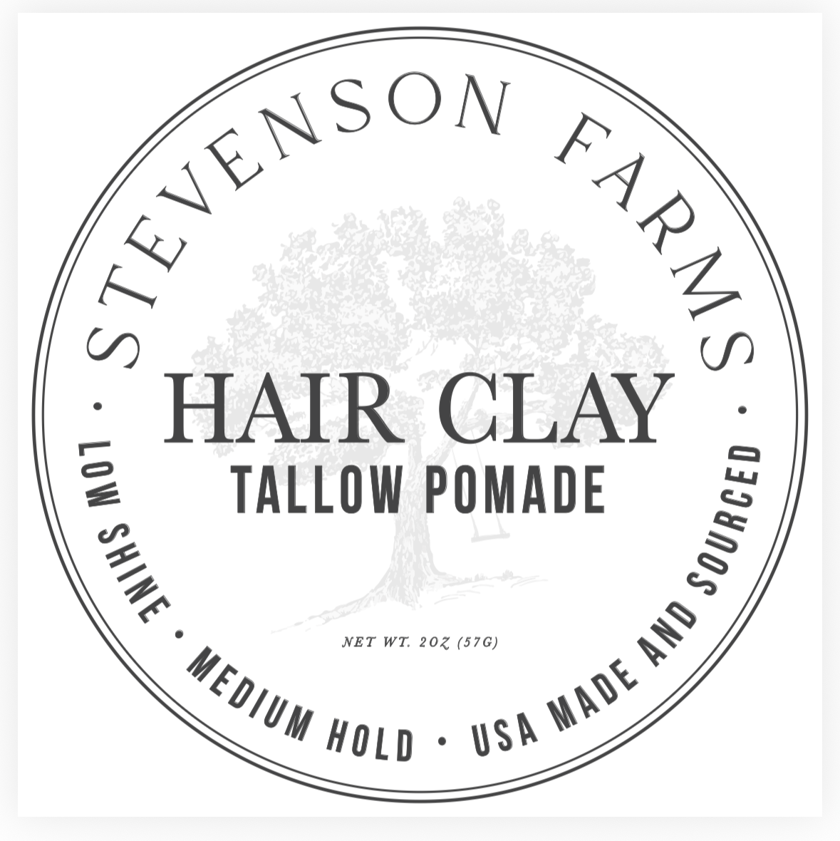 Hair Clay Tallow Pomade