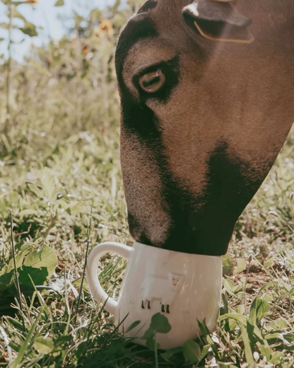 Bramble Farm Sheep Stoneware Mug In Gift Box