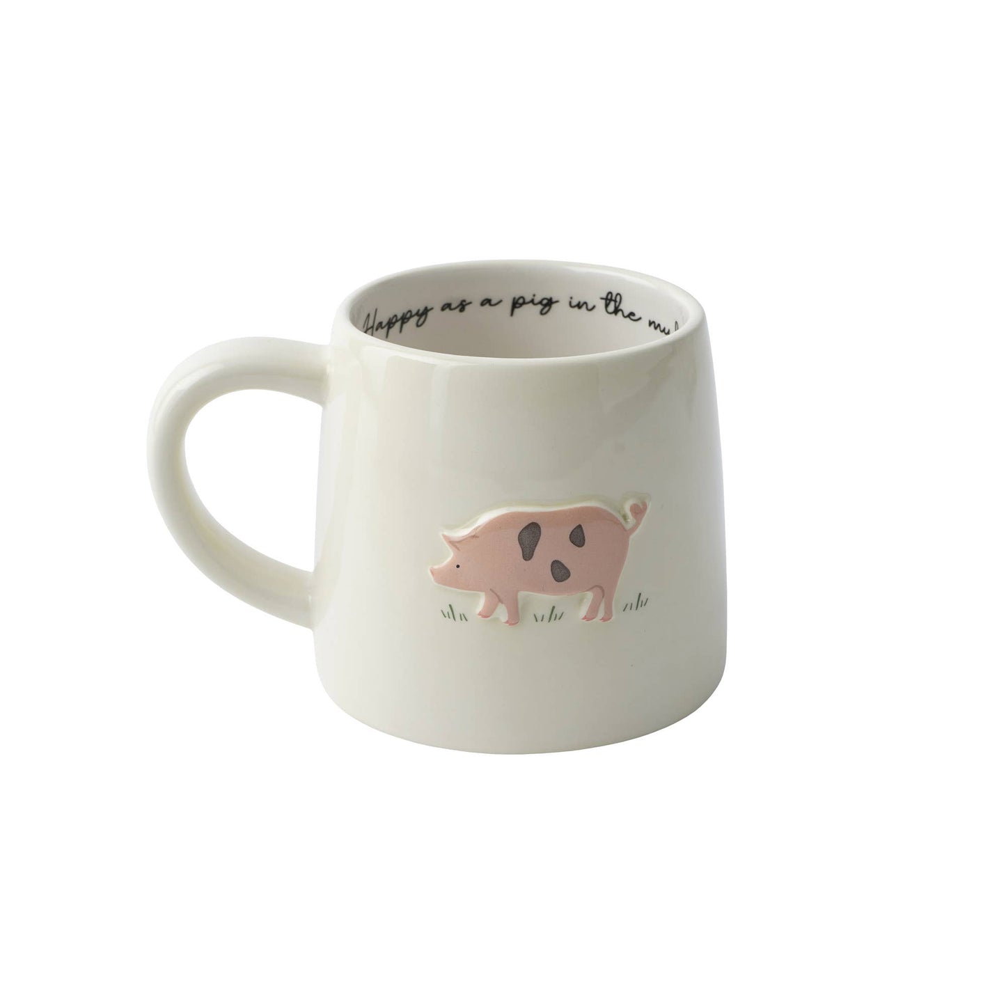 Bramble Farm Pig Stoneware Mug In Gift Box