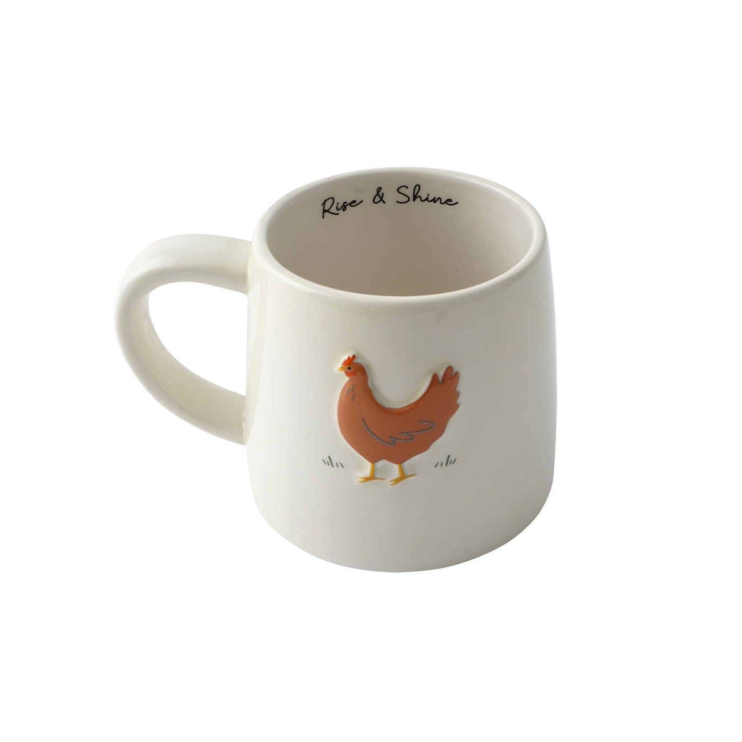 Bramble Farm Chicken Stoneware Mug In Gift Box