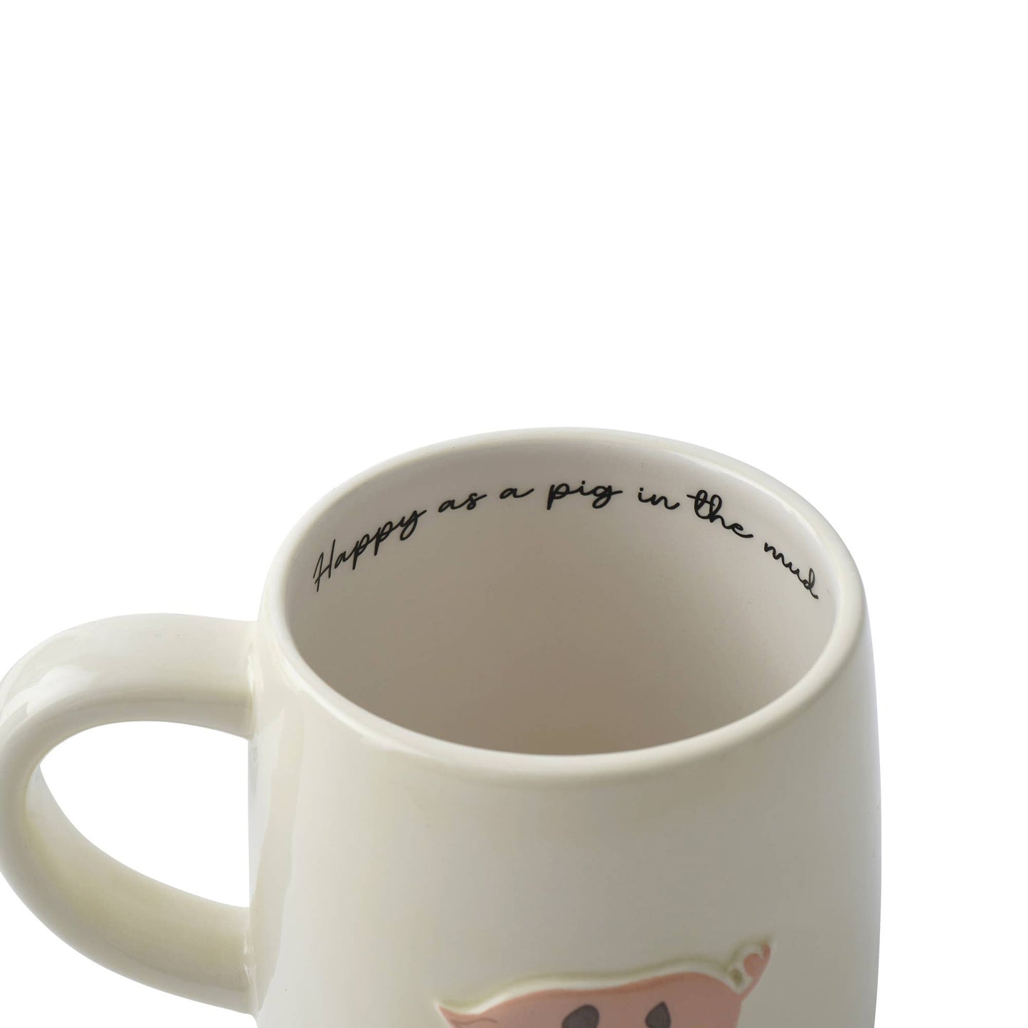 Bramble Farm Pig Stoneware Mug In Gift Box