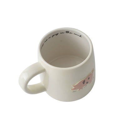 Bramble Farm Pig Stoneware Mug In Gift Box